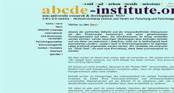 Desktop Screenshot of abcde-institute.org