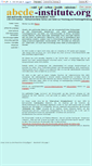 Mobile Screenshot of abcde-institute.org